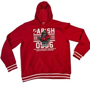 Parish Nation Health Wealth & Wisdom
Christmas Hoodie Red Winter Bear Size XL